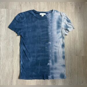 Treasure & Bond Indigo Tee blue white tie die effect